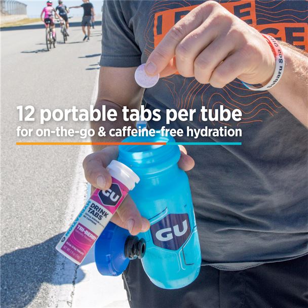 GU Hydration Drink Tabs 54 g Strawberry Hibiscus 1 tuba (balení 8ks)