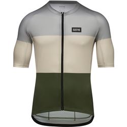 GORE Spirit Stripes Jersey Mens lab grey/tech beige M