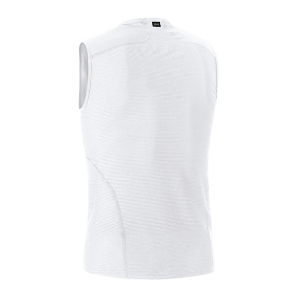 GORE M BL Sleeveless Shirt white L