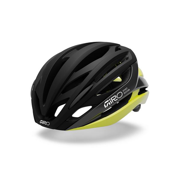 GIRO Syntax MIPS Mat Black/Gloss Hi Viz Yellow M