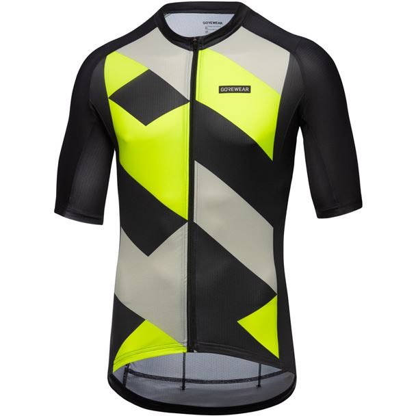 GORE Spirit Signal Jersey Mens black / neon yellow XXL