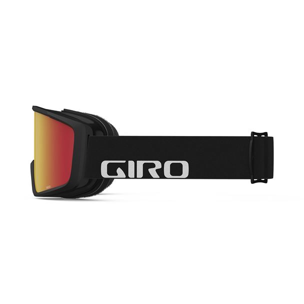 GIRO Index 2.0 Black Wordmark Amber Scarlet