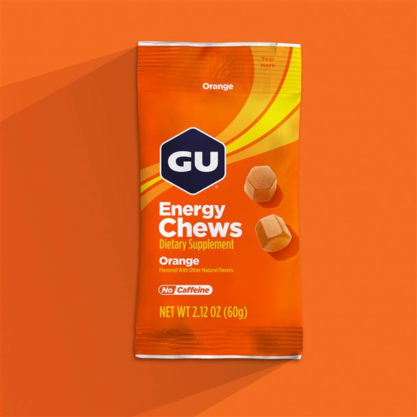 GU Energy Chews 60 g Orange 1 SÁČEK (balení 12ks)