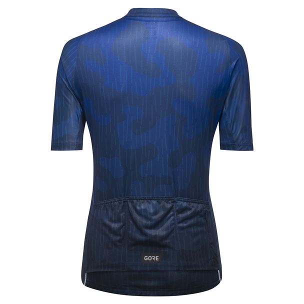 GORE Rain Camo Jersey Womens orbit blue 38