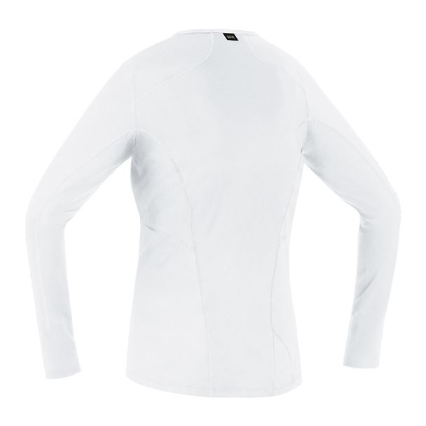 GORE M Women Base Layer Long Sleeve Shirt white S