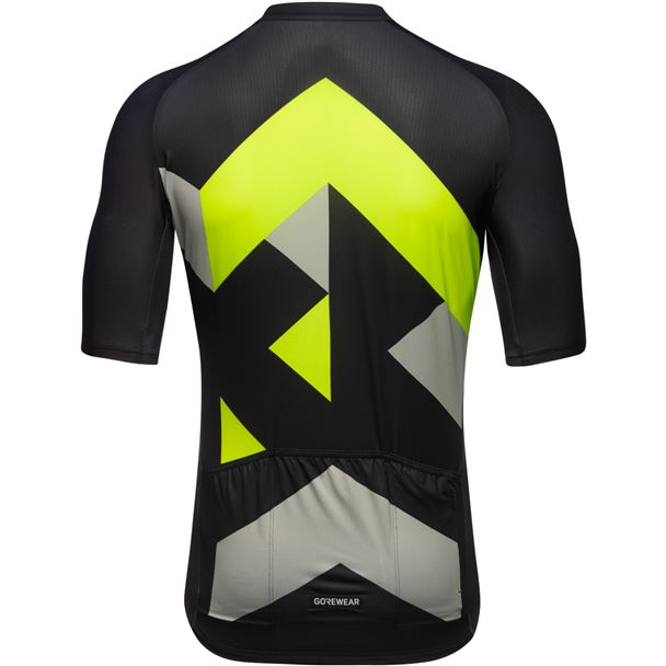 GORE Spirit Signal Jersey Mens black / neon yellow XXL