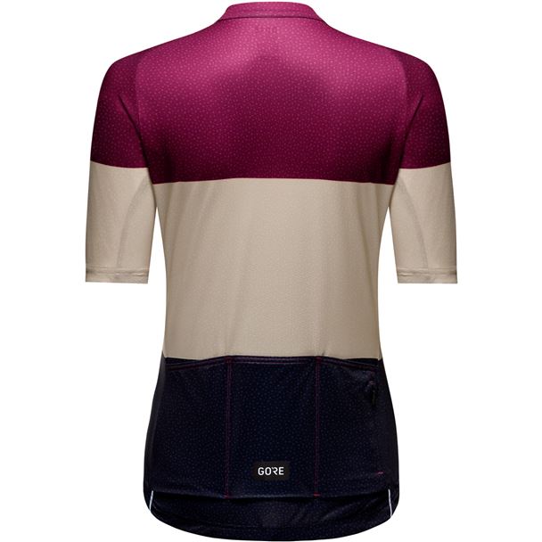 GORE Spirit Stripes Jersey Womens process purple / tech beige 40