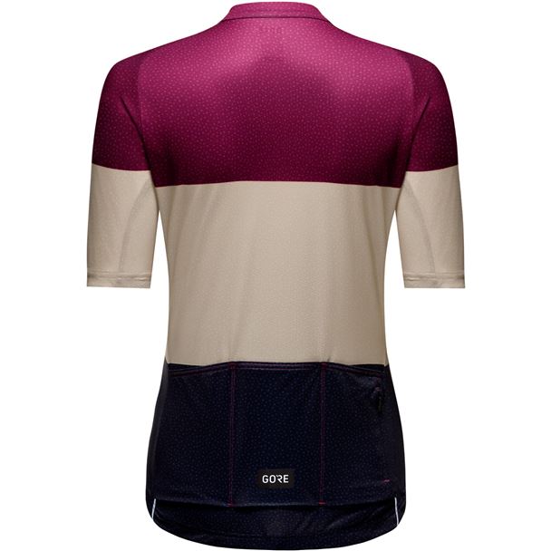 GORE Spirit Stripes Jersey Womens process purple/tech beige 40