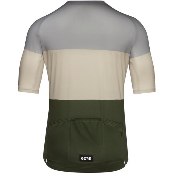 GORE Spirit Stripes Jersey Mens lab grey/tech beige M