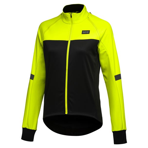 GORE Phantom Jacket Womens black / neon yellow 36