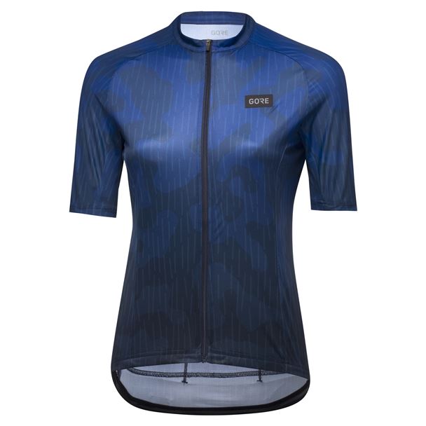 GORE Rain Camo Jersey Womens orbit blue 38