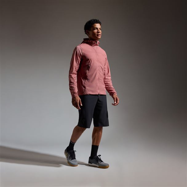 GORE FERNFLOW Hooded Windbreaker Mens lab rose XL