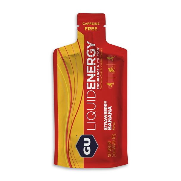 GU Liquid Energy Gel 60 g Strawberry/Banana 1 SÁČEK (balení 24ks)