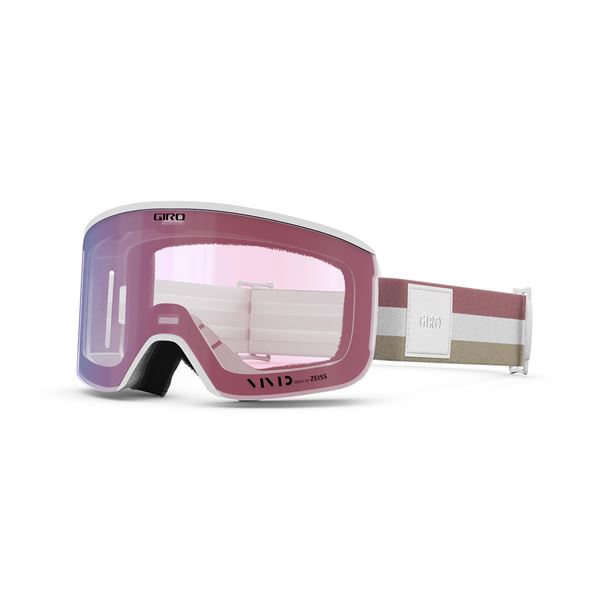 GIRO Ella White LX Stripe Vivid Rose Gold/Vivid Infrared (2skla)