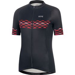 GORE Wear Skyline Jersey Women-black/hibiscus pink-36