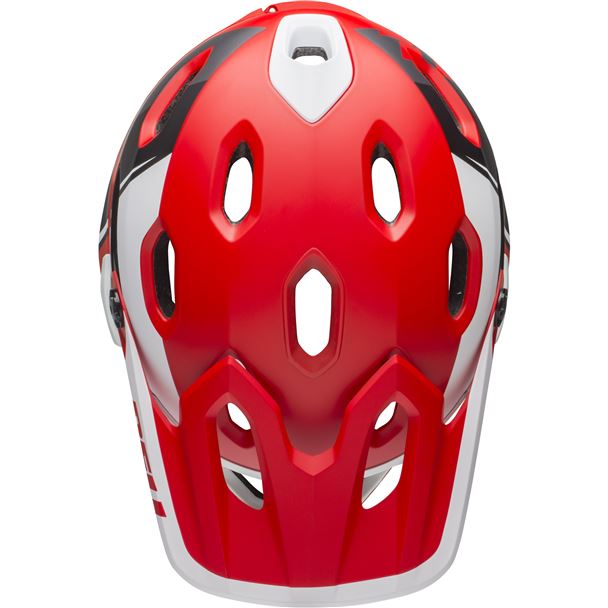 BELL Super DH MIPS Mat Red/White/Black L