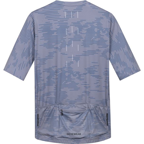 GORE SWIFTRIDE Electro Jersey Mens amethyst grey/cargo blue XL