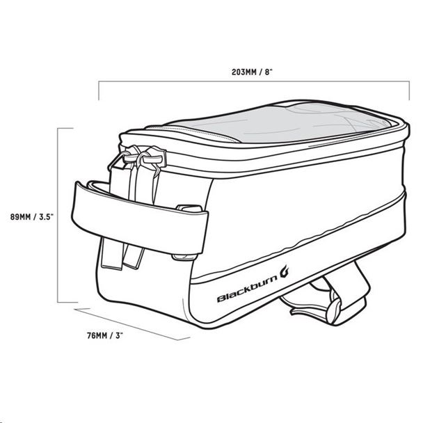 BLACKBURN Local Plus Top Tube Bag