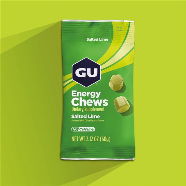 GU Energy Chews 60 g Salted Lime 1 SÁČEK (balení 12ks)
