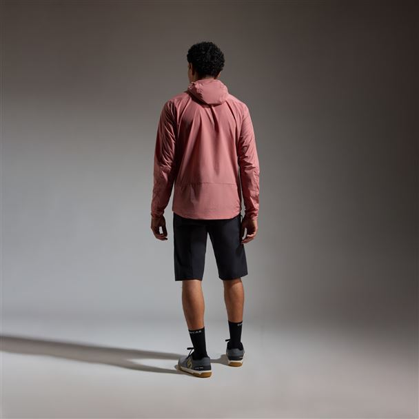 GORE FERNFLOW Hooded Windbreaker Mens lab rose XL