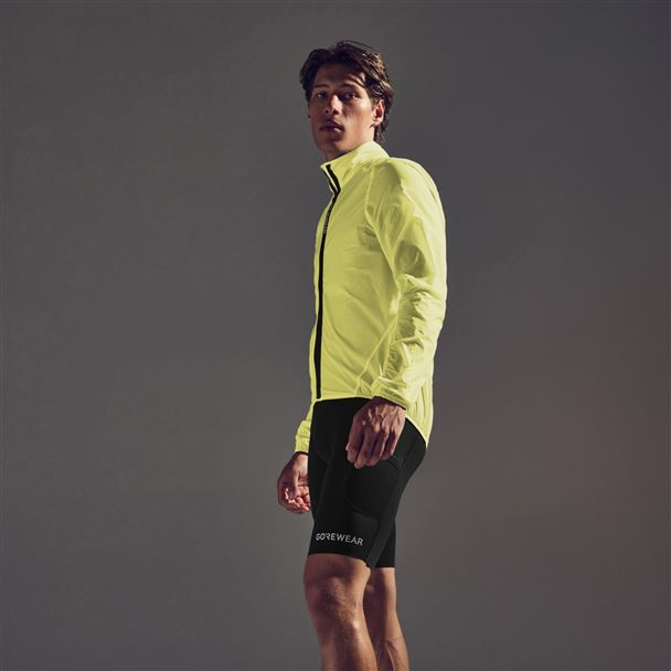 GORE SPINSHIFT Windbreaker Mens lime yellow M