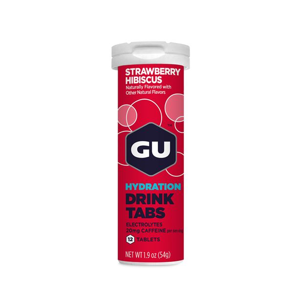 GU Hydration Drink Tabs 54 g Strawberry Hibiscus 1 tuba (balení 8ks)