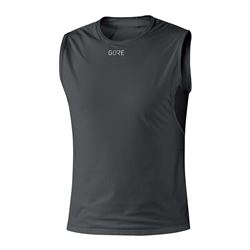 GORE M WS BL Sleeveless Shirt-black-L