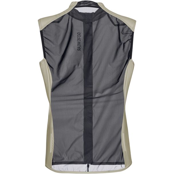 GORE Distance Windbreaker Vest Womens tech beige XS
