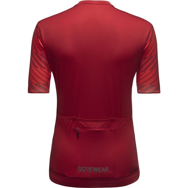 GORE SWIFTRIDE Block Jersey Womens coral red/lab red M