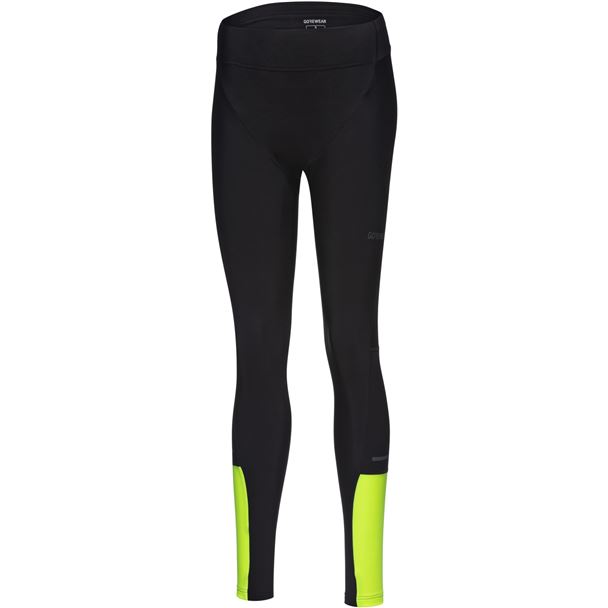 GORE SWIFTRIDE Thermo Tights Womens black/neon yellow M