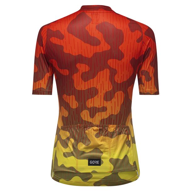 GORE Rain Camo Jersey Womens fireball 38