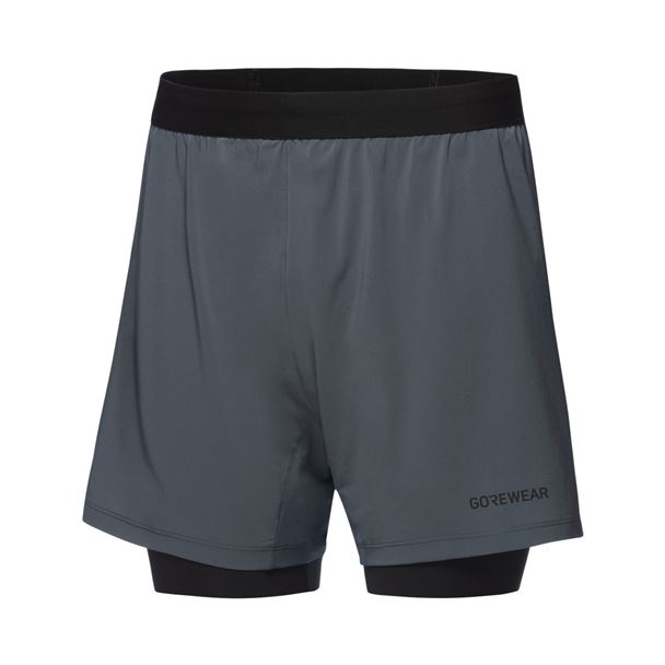 GORE CONCURVE 5” 2in1 Shorts Mens lab graphite / black S