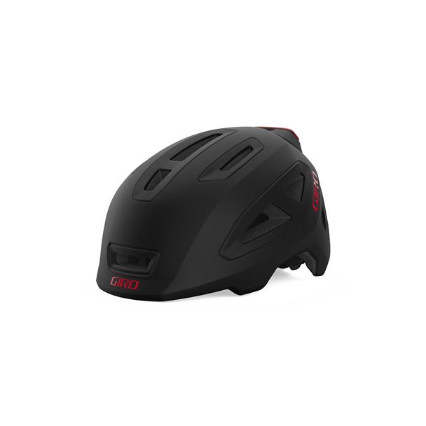 GIRO Scamp II LED Mat Black/Red S