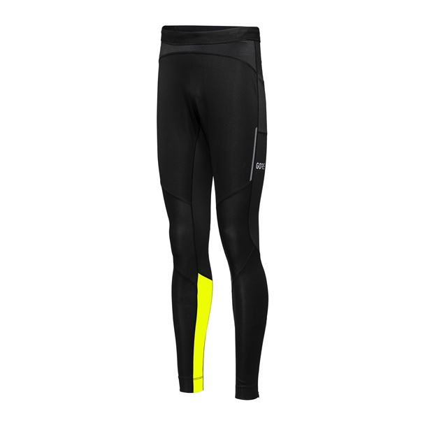 GORE R5 GORE-TEX INFINIUM™ Tights black / neon yellow XXL