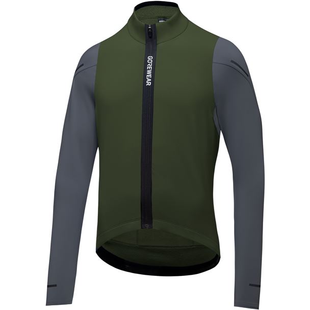 GORE Spinshift Thermo Long Sleeve Jersey Mens utility green/lab graphite XL