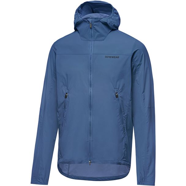 GORE Fernflow Hooded Windbreaker Mens cargo blue XL