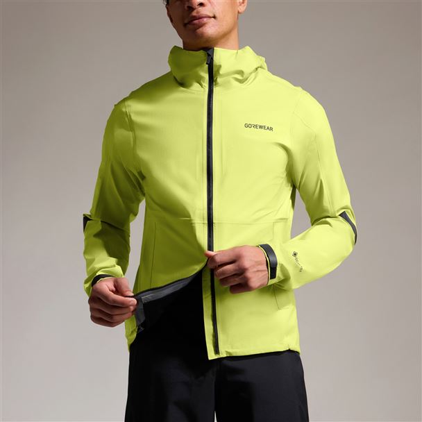 GORE LUPRA GORE-TEX Hooded Jacket Mens lime yellow XL