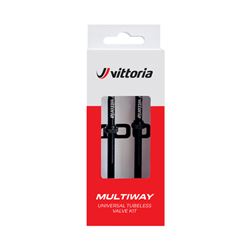 VITTORIA Vittoria Multiway tubeless valve alloy black 80mm (2 pcs)