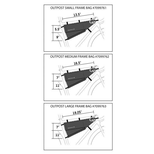 BLACKBURN Outpost Frame Bag Medium