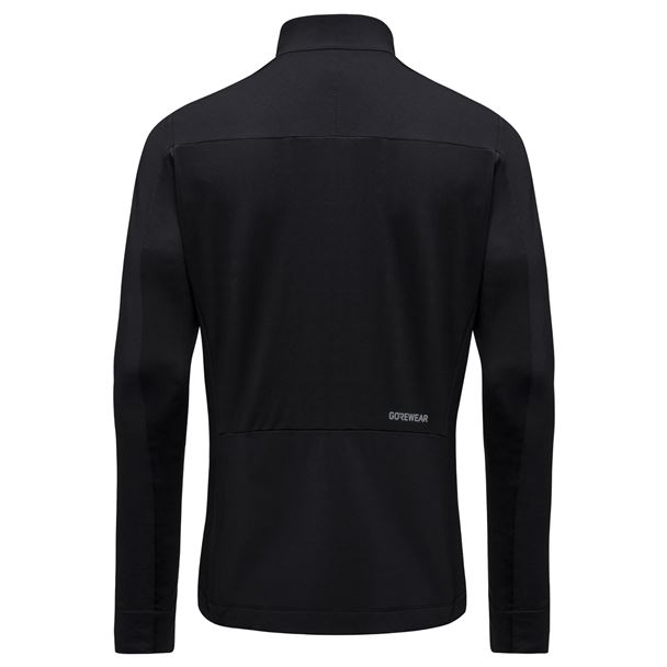 GORE TrailKPR Hybrid 1/2-Zip Mens black L