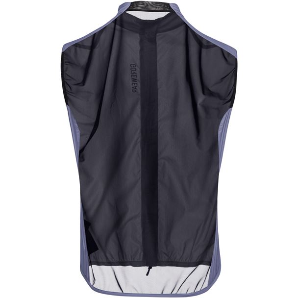 GORE Distance Windbreaker Vest Mens amethyst grey S
