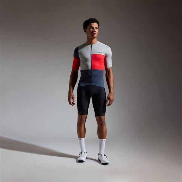 GORE SWIFTRIDE Block Jersey Mens lab graphite/lab red XL