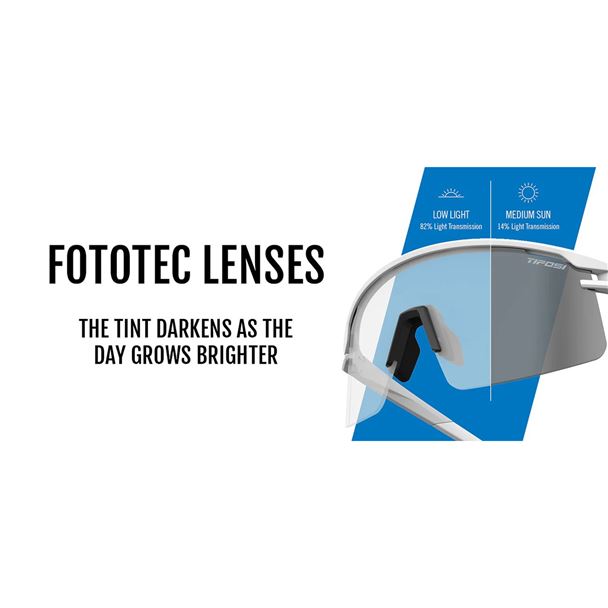 TIFOSI Moab Lite Mat White (Light Night Fototec)