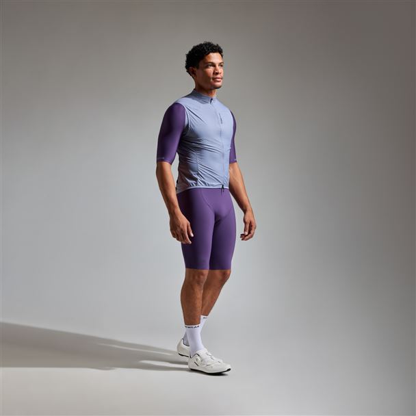 GORE Distance Windbreaker Vest Mens amethyst grey S
