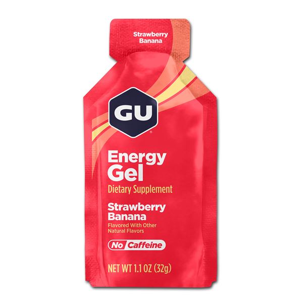 GU Energy Gel 32 g Strawberry Banana 1 SÁČEK (balení 24ks)