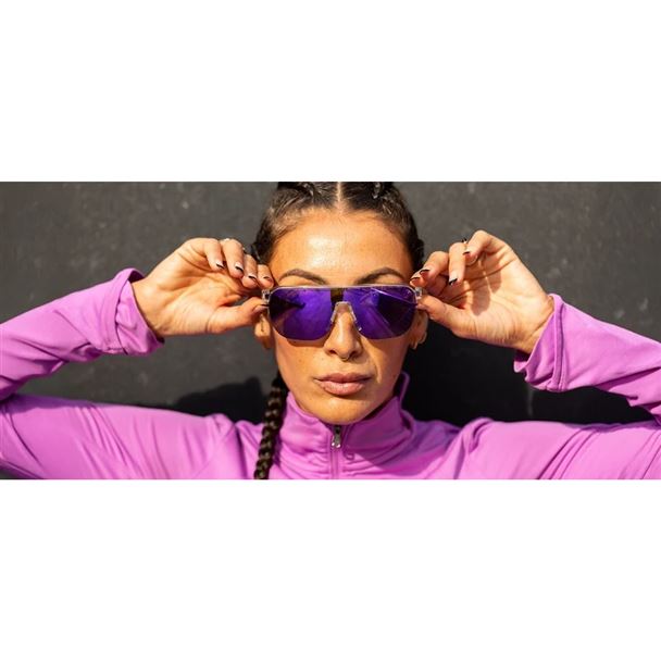 TIFOSI Sanctum SL Crystal Clear (Purple Mirror AR)