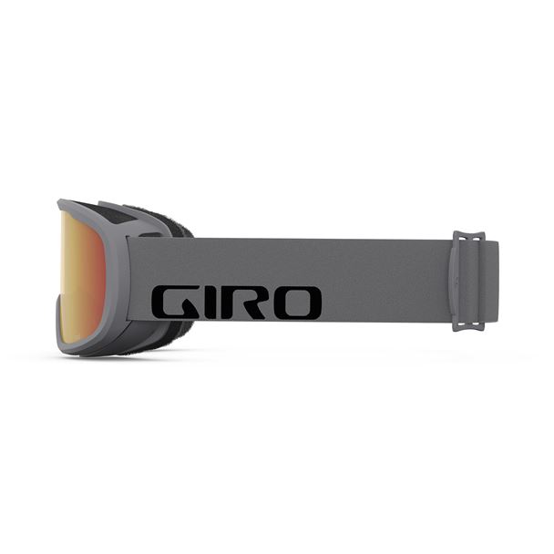 GIRO Cruz Grey Wordmark Amber Scarlet