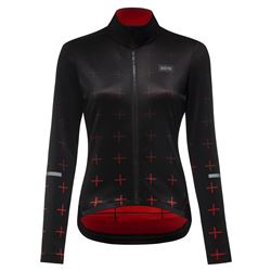 GORE Progress Thermo Jersey Womens black/fireball M/40