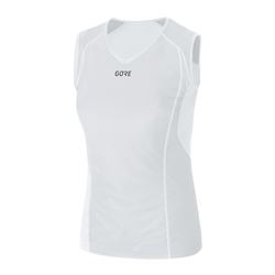 GORE M Women GORE® WINDSTOPPER® Base Layer Sleeveless Shirt light grey / white 34