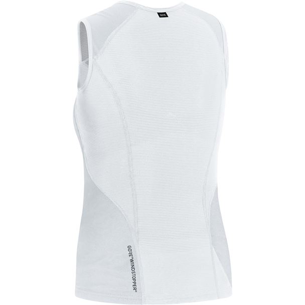 GORE M Women GORE® WINDSTOPPER® Base Layer Sleeveless Shirt light grey / white 40